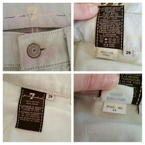 7 For All Mankind Slimmy Slim Straight Leg Jeans - Picture 5 of 5